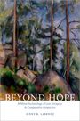 "BEYOND HOPE", es geht um rabbinische Eschatologie. Illustration zeigt einen Wald mit hohen Bäumen und Felsen.