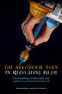 "The Neoliberal Turn in Regulating Islam" zeigt eine Hand, die eine Moschee-Darstellung hält, darunter Autorname.