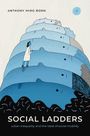 Titel: "SOCIAL LADDERS". Untertitel: "urban inequality and the ideal of social mobility". Illustration: Mensch auf einer blauen Treppe.