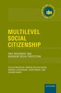 „MULTILEVEL SOCIAL CITIZENSHIP“, „FREE MOVEMENT AND MINIMUM SOCIAL PROTECTION“. Grüner Hintergrund mit einem Logo.