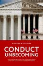 "Conduct Unbecoming" von Richard W. Painter. Zwei Gebäude mit Säulen. Thema: Ethik am Supreme Court.