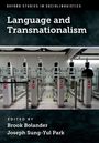 Text über automatisierten Zugangstoren. "Language and Transnationalism" und Bearbeiter-Namen darunter.