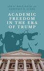 Academic Freedom in the Era of Trump, Buch