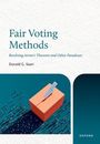 "Fair Voting Methods: Resolving Arrow's Theorem and Other Paradoxes", Donald G. Saari. Illustration von Wahlurne und Stimmen.