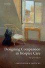 "Designing Compassion in Hospice Care - The Quiet Room" von Christopher M. Smith, RN. Illustration: Leerer Raum mit Stuhl und Fenster.