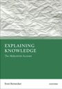 „EXPLAINING KNOWLEDGE: The Abductivist Account“ von Sven Bernecker, Oxford. Hintergrund in Knitteroptik, grün und weiß.