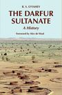 Texte: "R. S. O'Fahey, The Darfur Sultanate: A History, Foreword by Alex de Waal." Wüstenlandschaft mit Rundbauten.