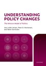 "Understanding Policy Changes: The Mixture Model of Politics." Autoren und konzentrische Kreise auf lila Hintergrund.