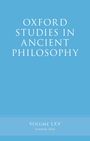"OXFORD STUDIES IN ANCIENT PHILOSOPHY", "VOLUME LXV", "SUMMER 2026". Blaues Cover, schlichtes Design.