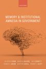 Text: "Memory & Institutional Amnesia in Government." Oben "Oxford." Grafik: ein vernetztes Gehirn. Orangefarbener Hintergrund.