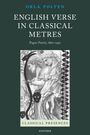 Text: "ORLA POLTEN, ENGLISH VERSE IN CLASSICAL METRES, Pagan Poetry, 1860–1930, CLASSICAL PRESENCES." Skizze: Antike Figuren.