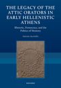 Titel: "The Legacy of the Attic Orators in Early Hellenistic Athens". Darunter ist ein antikes Relief mit einem Lorbeerkranz.