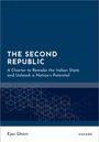 "The Second Republic" von Ejaz Ghani. Untertitel betont Neugestaltung des indischen Staates. Oxford-Logo unten.