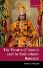 "The Theatre of Ramlila and the Radheshyam Ramayan" steht auf dem Cover. Eine traditionelle Figur in Kostüm und Blumengirlanden.