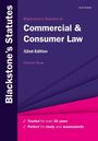 Francis Rose: Blackstone's Statutes on Commercial & Consumer Law, Buch
