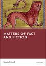 "MATTERS OF FACT AND FICTION" - Stacie Friend, Oxford. Illustration eines roten Löwen mit Muster auf goldfarbenem Hintergrund.
