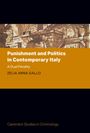 Text: "Punishment and Politics in Contemporary Italy: A Dual Penality. Zelia Anna Gallo." Illustration: Architektonische Skizze.