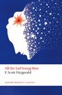 "All the Sad Young Men", F. Scott Fitzgerald, OXFORD WORLD'S CLASSICS. Silhouette mit Sternen als Haar und rotem Stern am Auge.