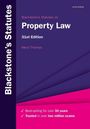 Meryl Thomas: Blackstone's Statutes on Property Law, Buch