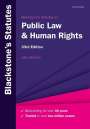 John Stanton: Blackstone's Statutes on Public Law & Human Rights, Buch