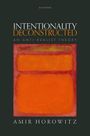 Amir Horowitz: Intentionality Deconstructed, Buch