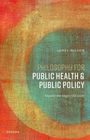 James Wilson: Philosophy for Public Health and Public Policy, Buch