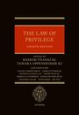 Bankim Thanki: The Law of Privilege, Buch