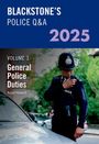 Anjali Howard: Blackstone's Police Q&A Volume 3: General Police Duties 2025, Buch