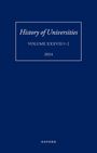 : History of Universities: Volume XXXVII/1-2, Buch