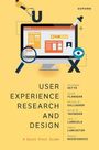 "User Experience Research and Design: A Quick Start Guide" – mit Computer und Werkzeugen illustriert.