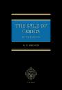 "The Sale of Goods, Fifth Edition, M G Bridge." Dunkles Cover mit blauem und goldenem Text, Oxford-Logo unten.