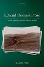 Ralph Pite: Edward Thomas's Prose, Buch