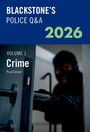 Paul Connor: Blackstone's Police Q&A Volume 1: Crime 2026, Buch