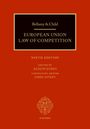 "European Union Law of Competition, Ninth Edition, Alison Jones, James Aitken" auf rotem Hintergrund. Oxford Logo unten.