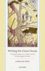 "Writing the Great House" von Caroline Rody, Oxford. Illustration eines großen gelben Hauses mit kolonialer Architektur.