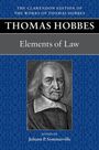 : Thomas Hobbes: Elements of Law, Buch