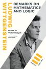 „REMARKS ON MATHEMATICS AND LOGIC“ von Ludwig Wittgenstein. Schwarz-weißes Porträt eines Mannes im Anzug.