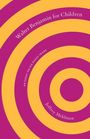 „Walter Benjamin for Children“ und „Jeffrey Mehlman“. Hintergrund: lila mit gelben konzentrischen Kreisen.