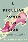 „A PECULIAR POWER TO LEAD“; ein rosafarbener Schuh mit Rosendetail auf blassgrünem Hintergrund.