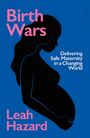 „Birth Wars“ in Pink, „Delivering Safe Maternity in a Changing World“ in Weiß. Silhouette einer schwangeren Frau.
