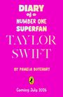 "POP LEGENDS TAYLOR SWIFT" in kräftigen Buchstaben, darunter "BY PAMELA BUTCHART", Verlagslogo, "Coming March 2026".