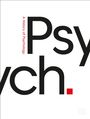 Große schwarze Buchstaben formen "Psych." und in Rot steht "A History of Psychology." Minimalistisches Design.