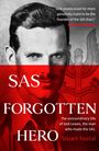 Zitat von David Stirling über Jock Lewes. Buchcover: "SAS Forgotten Hero" von Stuart Tootal, mit Porträt einer Person.