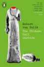 Der Text enthält „Robert van Gulik, The Chinese Nail Murders“ und ein Zitat. Statue ohne Kopf auf grünem Hintergrund. Pinguin-Logo oben.