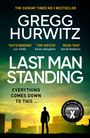„THE SUNDAY TIMES NO.1 BESTSELLER“ in Gelb. Ein Mann vor einer Skyline im Sonnenuntergang.