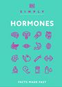 Text: SIMPLY HORMONES. Darunter Symbole für Gehirn, Herz, Muskel, Medikamente und mehr. Unten: FACTS MADE FAST.