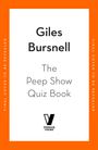 Text: "Giles Bursnell, The Peep Show Quiz Book, Penguin Viking." Weiße Mitte, orange Ränder, Penguin-Logo unten.