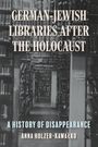 „German-Jewish Libraries After the Holocaust“, „A History of Disappearance“, „Anna Holzer-Kawałko“; Bücherregale in einer Bibliothek.