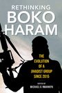 Titel: "Rethinking Boko Haram". Untertitel: "The Evolution of a Jihadist Group Since 2015". Editor: Michael O. Nwankpa. Silhouette eines bewaffneten Mannes.