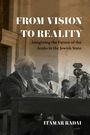 Text: "FROM VISION TO REALITY: Imagining the Future of the Arabs in the Jewish State" und "ITAMAR RADAI". Zwei Männer in Anzügen am Tisch.